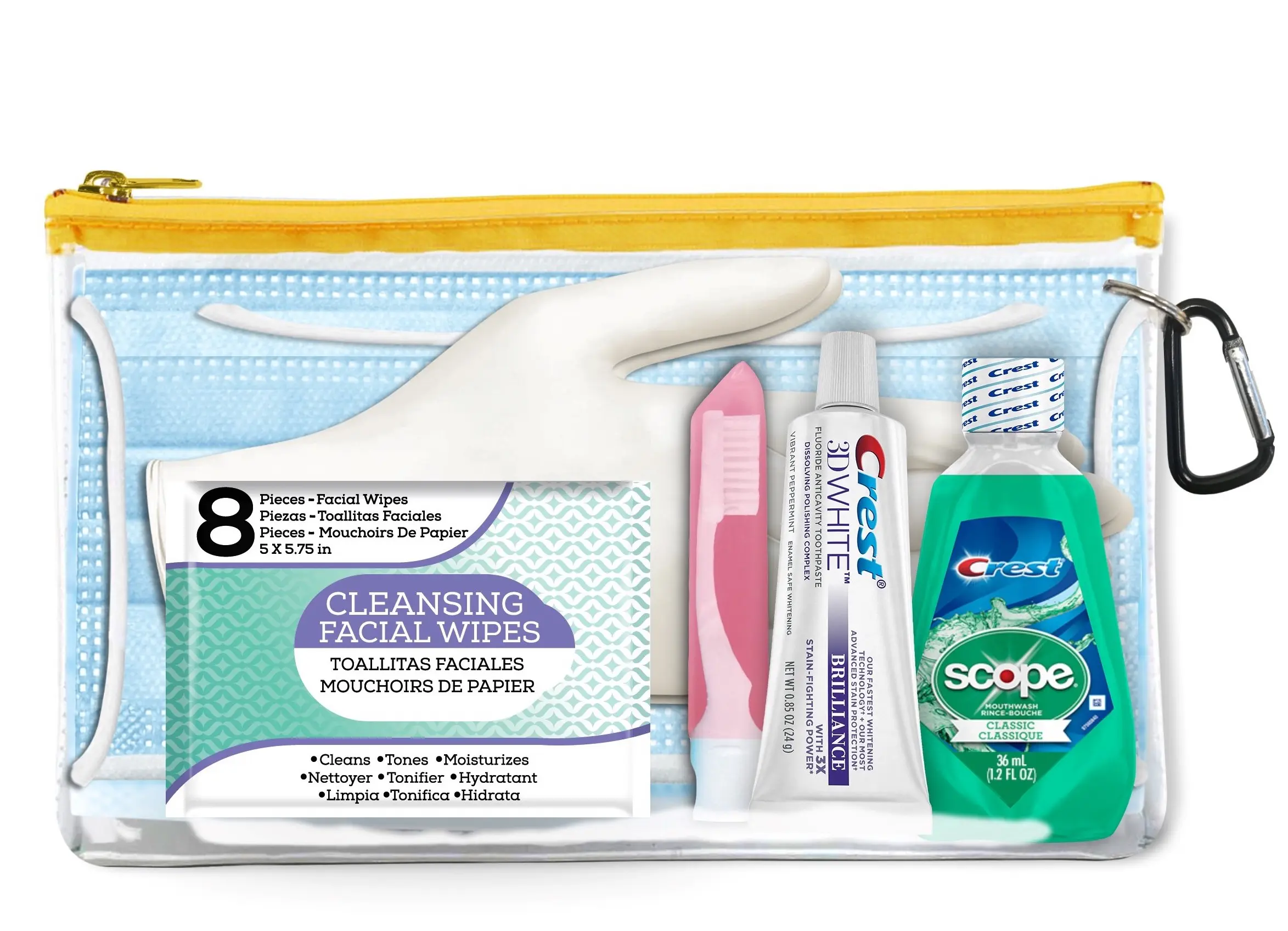 12-Piece FEMALE Personal Hygiene Kit