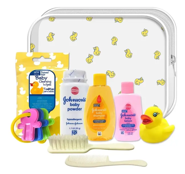 Johnson & Johnson 10 pc Baby Travel Bag