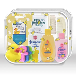 Johnson & Johnson 10 pc Baby Travel Bag