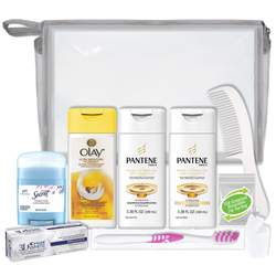 Women’s Deluxe 10 pc Travel Kit featuring Pantene