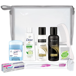 Women’s Deluxe 10 pc Travel Kit featuring Tresemme