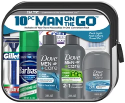 Men's Deluxe 10 pc Dove Travel Kit