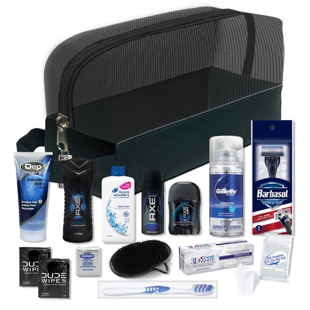 Young Men's Premium 16Piece Travel Kit Convenience Kits