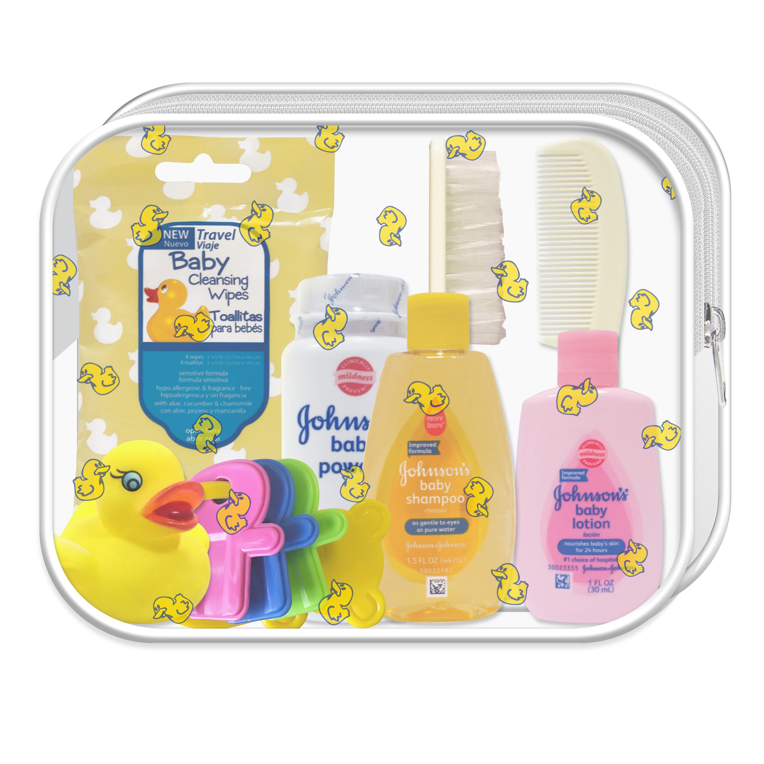 Johnson & Johnson 10 pc Baby Travel Bag