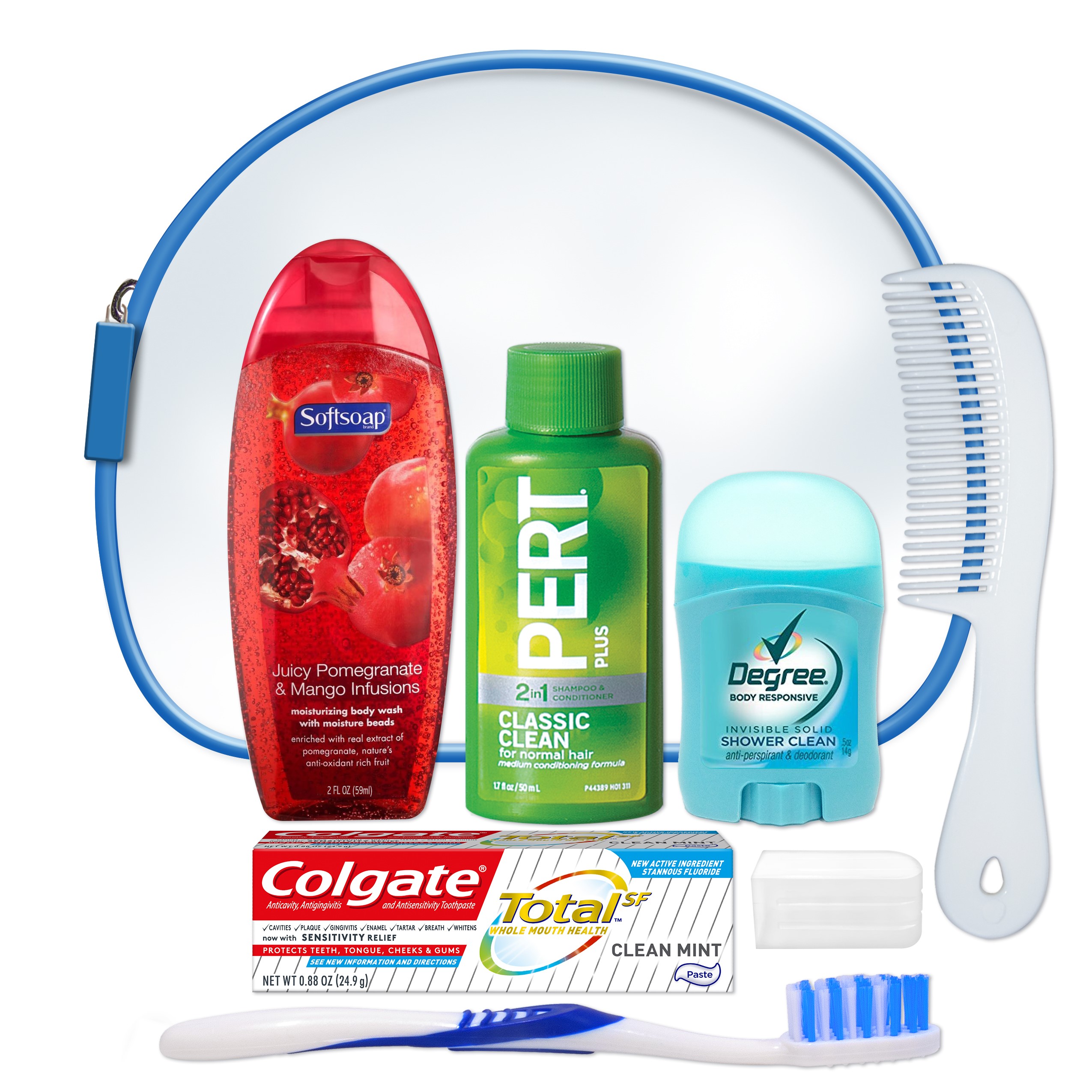 Unisex 7 PC Hygiene Kit