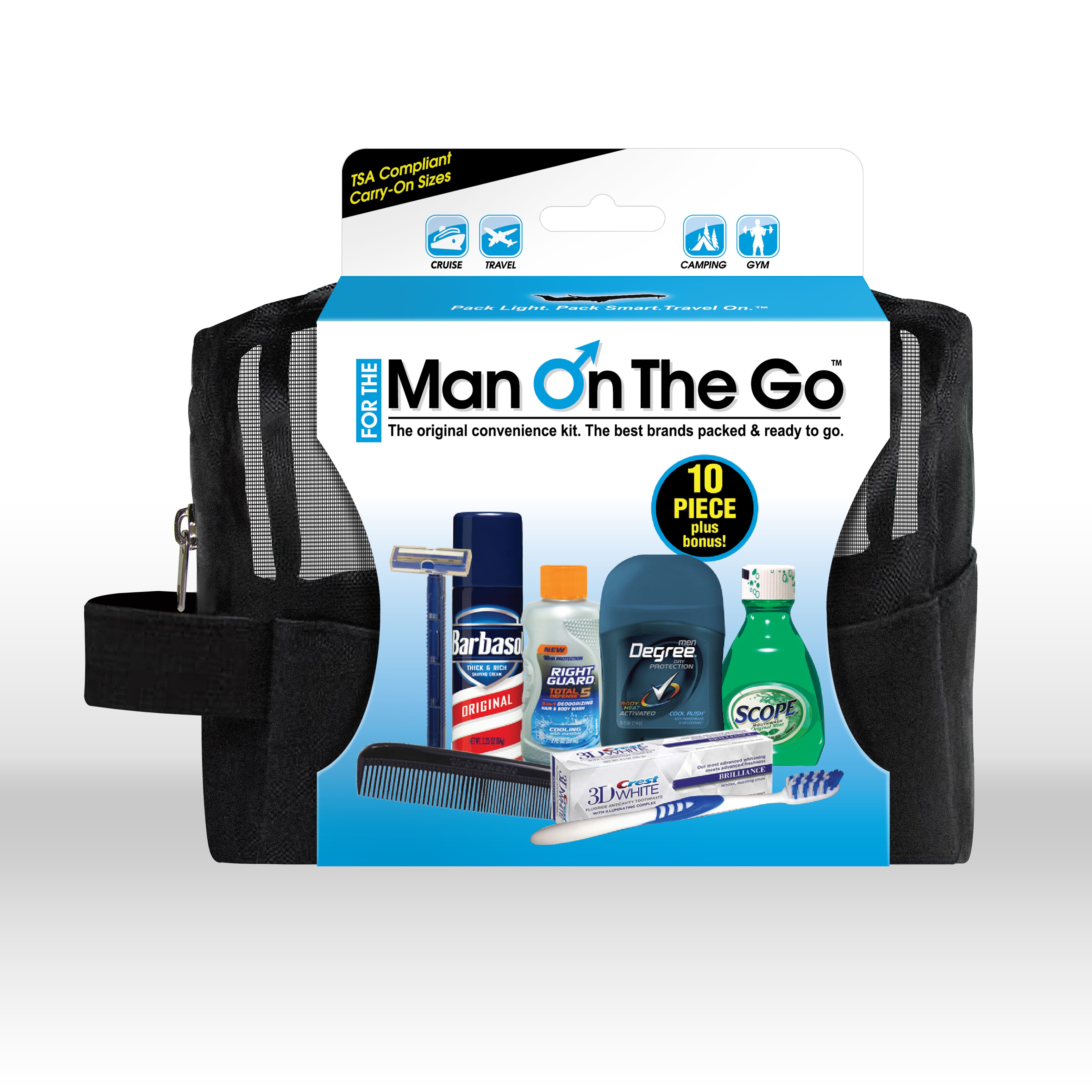 the man company 10 in 1 travel kit