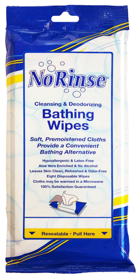 No Rinse Bathing Wipes