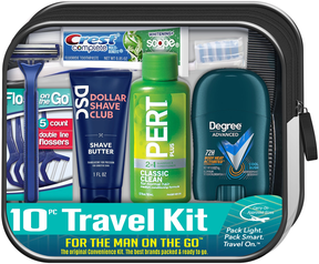 Men’s Deluxe 10 pc Travel Kit