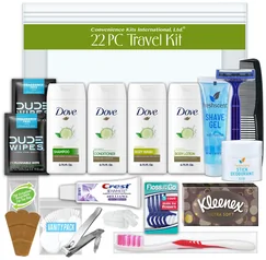 Unisex 22 pc Dove Travel Kit