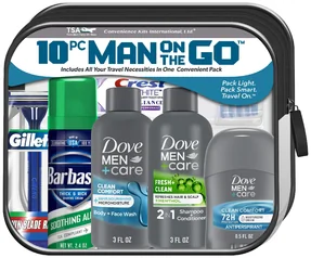 Men's Deluxe 10 pc Dove Travel Kit