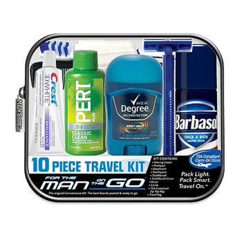 Men's 10 pc Deluxe Hygiene Kit