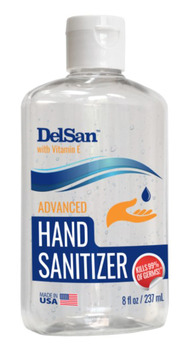 DelSan Hand Sanitizer with Vitamin E 8 oz.