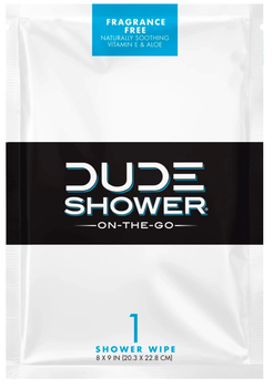 Dude Shower Wipe