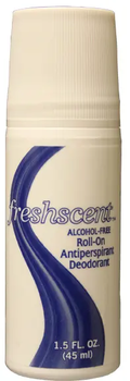 Freshscent Unisex Clear Alcohol Free Roll On A/P Deodorant 1.5 oz.
