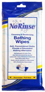 No Rinse Bathing Wipes