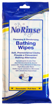 No Rinse Bathing Wipes