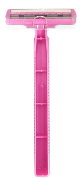 Pink Disposable Twin Blade Razor
