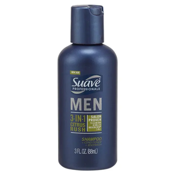 Suave Men 3in1 Shampoo Conditioner Body Wash 3 oz.