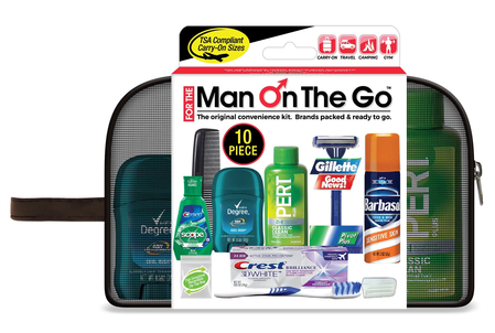 Men’s Deluxe 10 pc Travel Kit for the Man On The Go™
