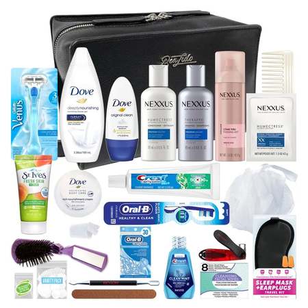 Women's Super Premium 25 PC Travel Kit featuring Nexxus