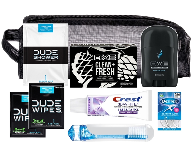 Men’s Deluxe 9 PC AXE Travel Kit