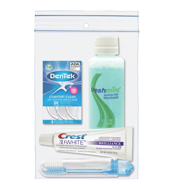 Unisex 4 Piece Dental Kit