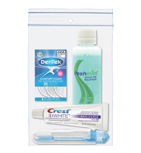 Unisex 4 pc Dental Kit