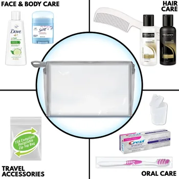 Women’s Deluxe 10 pc Travel Kit featuring Tresemme